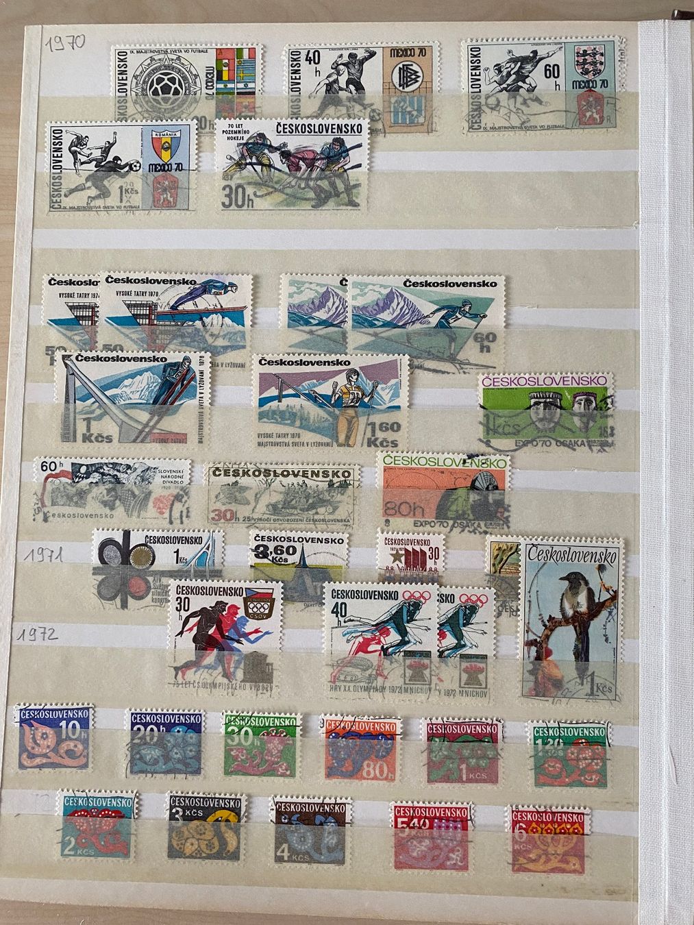 Alle Briefmarken: Sammlung Ceskoslovensko – Gebraucht aus Luterbach von dorohase 2