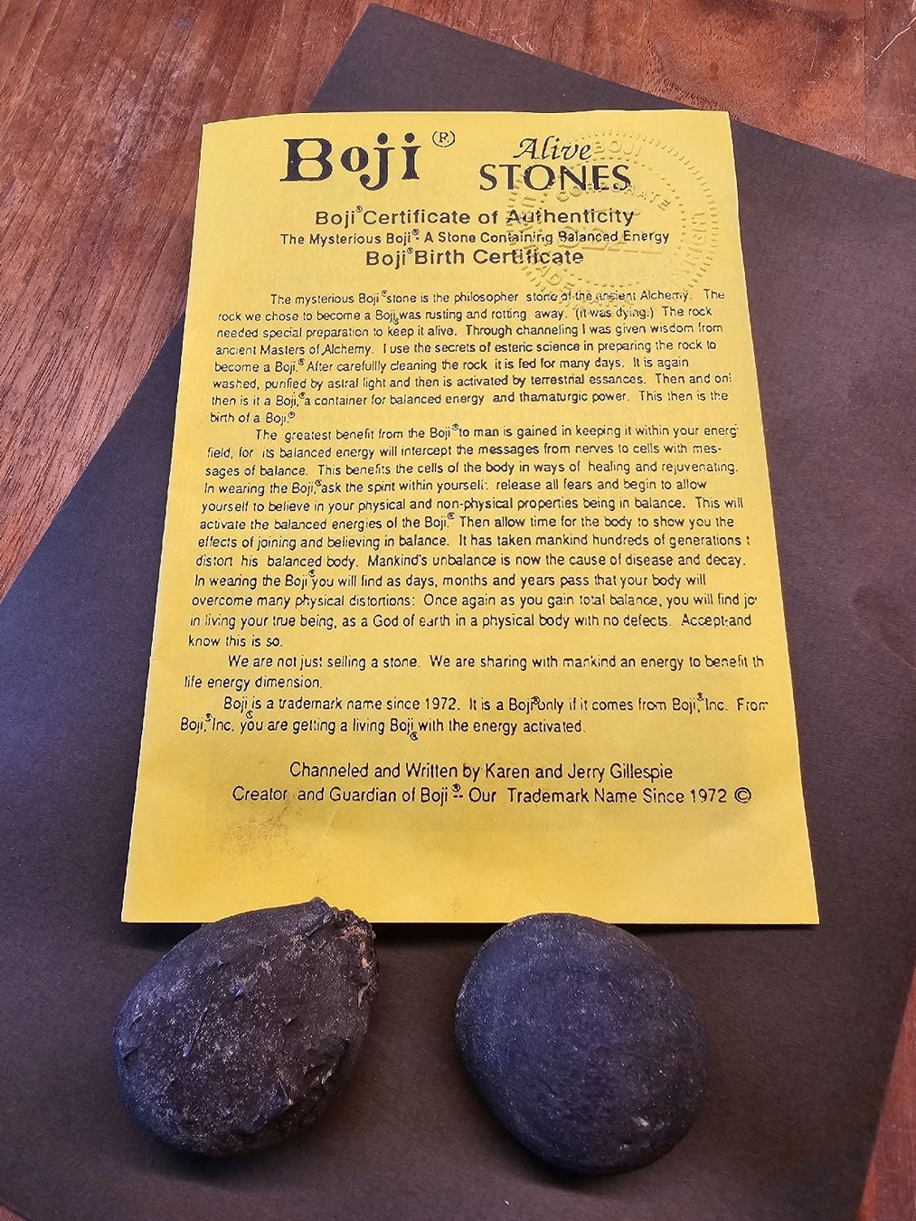 Minerali & Pietre curative: Boji Stones Paar / lebende Steine – Nuovo e nell'imballaggio originale da Oberwil BL venduto da 007re 5