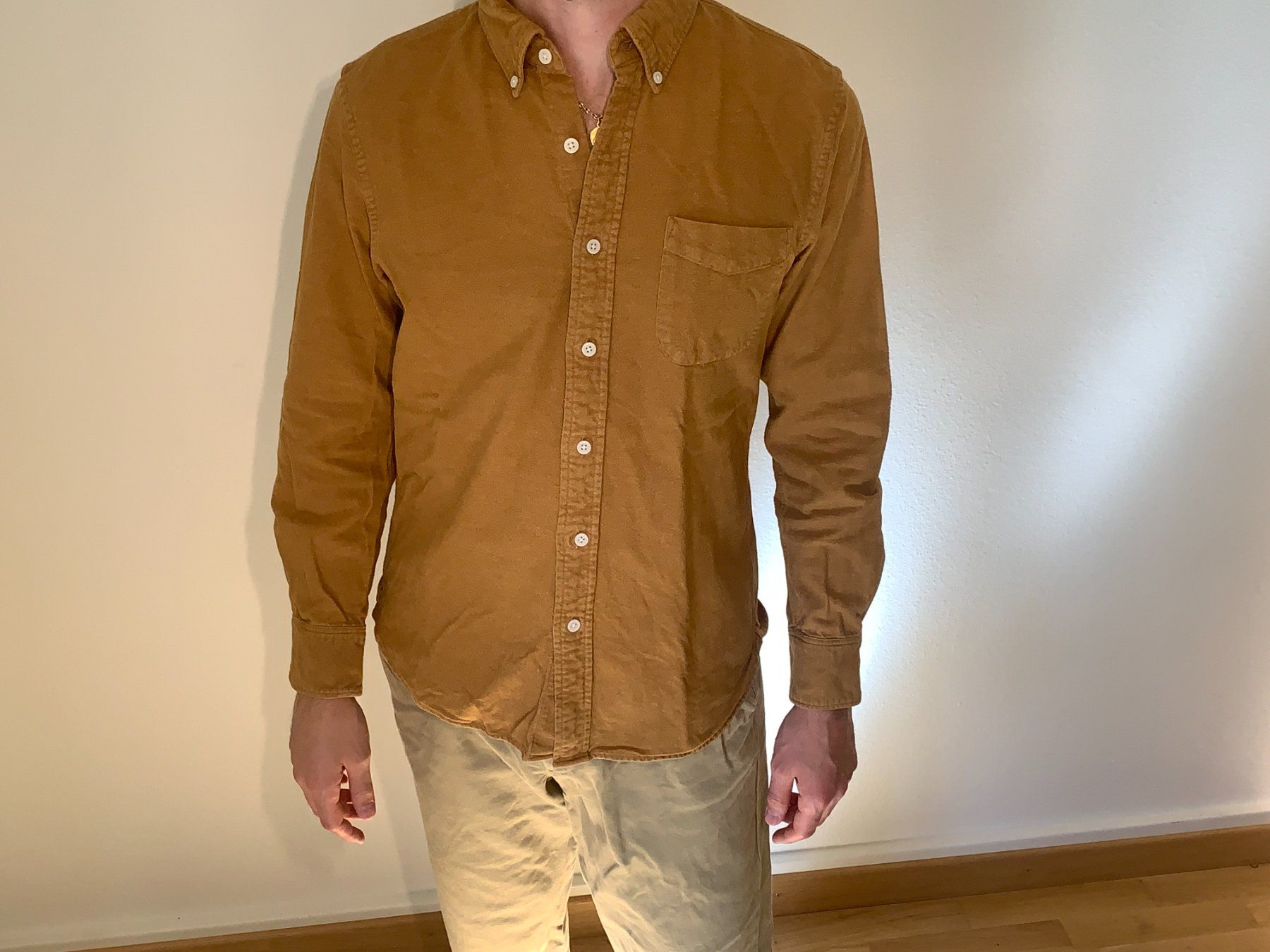 Muji Camicie: Muji Button-Down Hemd, Senfgelb, Grösse S – Usato da Zürich venduto da lor_s6l8 4