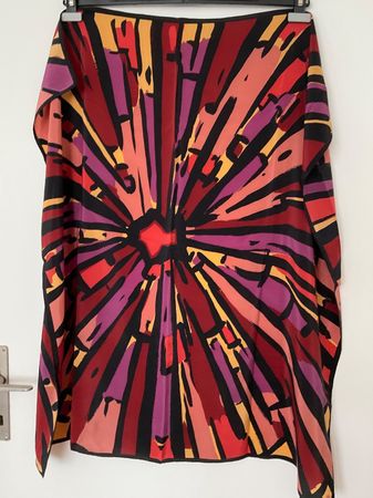SEVINI Seiden Foulard 83 x 85 cm NEU