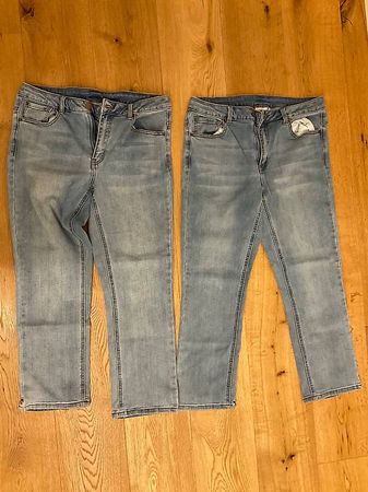 2 Paar neuwertige Jeans von KAFFE, 42