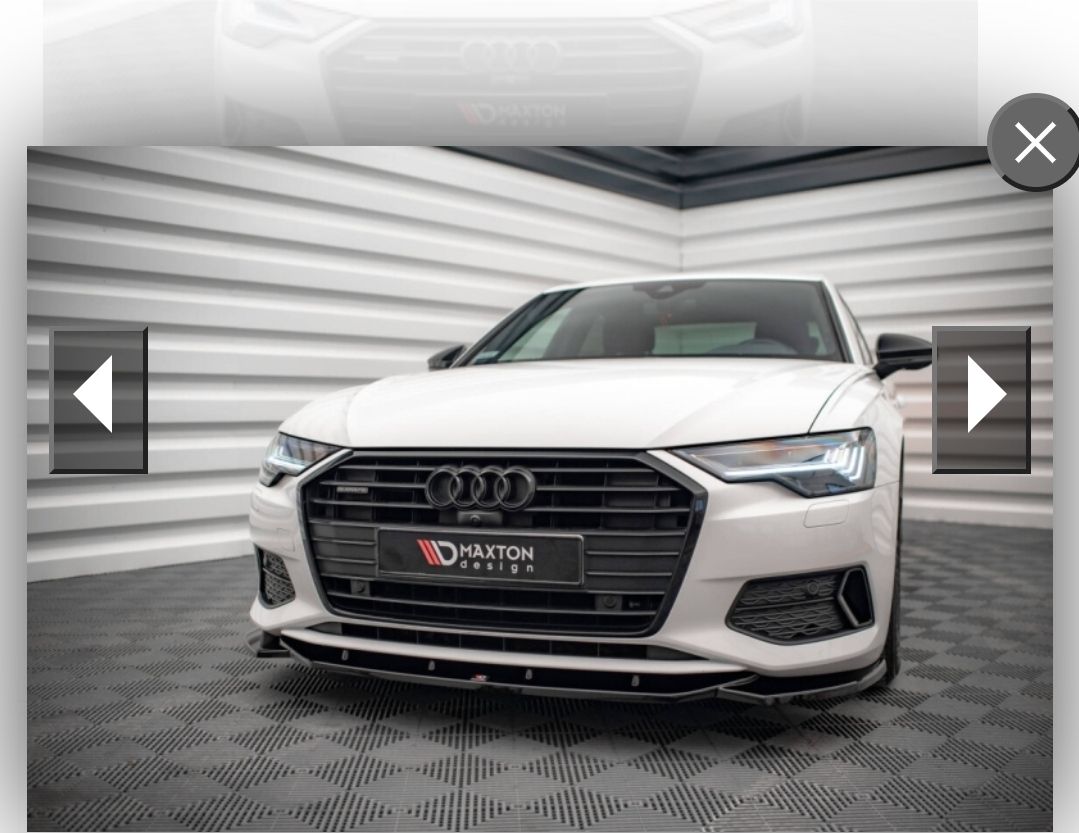 Toutes les pièces auto: Audi A6 Frontspoiler Maxton Design V.1 neu – Neuf avec emballage d'origine à Sargans par zej_zpg8 1