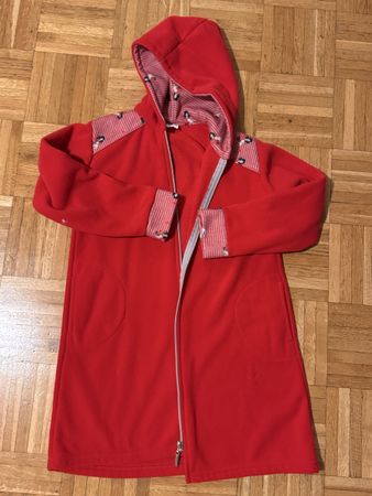 Veste polaire rouge chaude et confortable - Taille 134/140