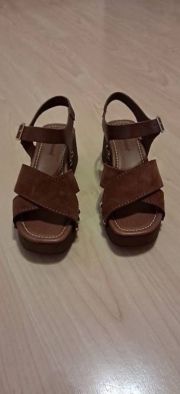 Damenschuhe: Sandales brunes en cuir - pointure 38 – Gebraucht aus Vufflens-la-Ville von Goet99 2