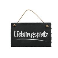 Schiefertafel Lieblingsplatz
