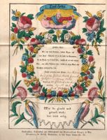 Obererlinsbach   Tauf - Zettel   1846