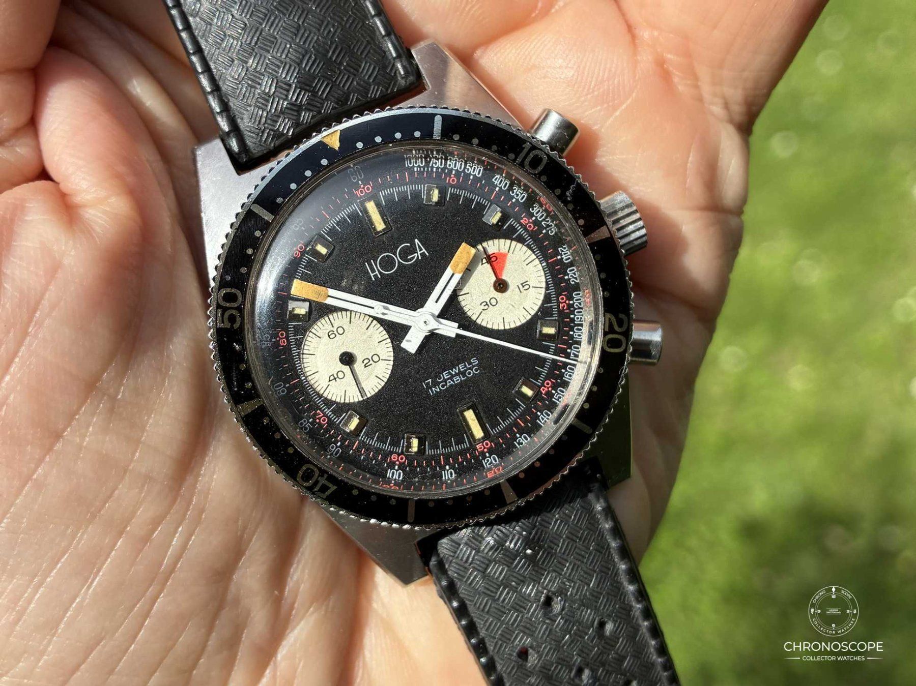 Valjoux Orologi: HOGA Skin Diver Chronograph Valjoux 23 – Usato da Luzern venduto da ChronoScope6004 8