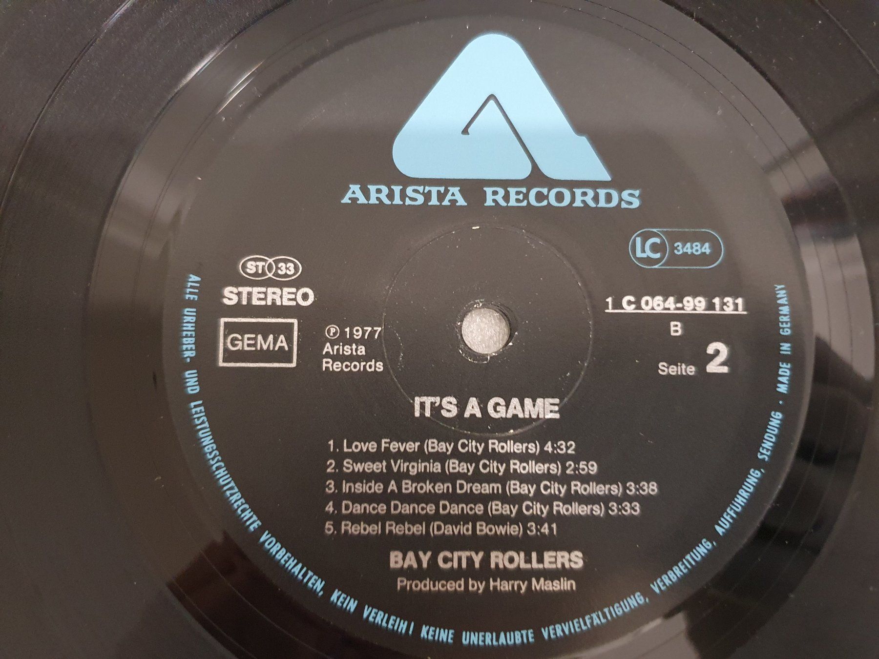 Dischi in vinile: Bay City Rollers - It`s A Game – Usato da Uster venduto da Vinyl-Leidenschaft 8