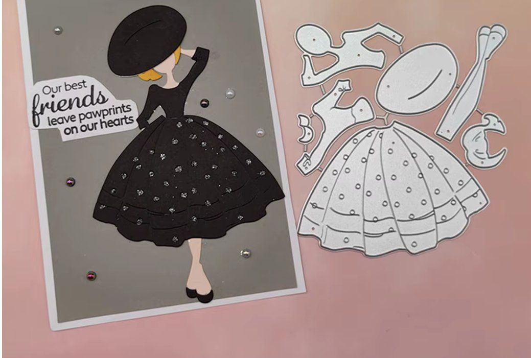 Schablonen: Neues Stanzschablonenset Lady – Neu und originalverpackt aus Effretikon von wenuss
