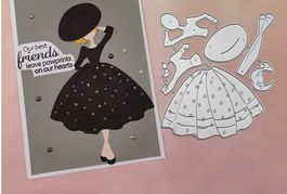 Neues Stanzschablonenset Lady