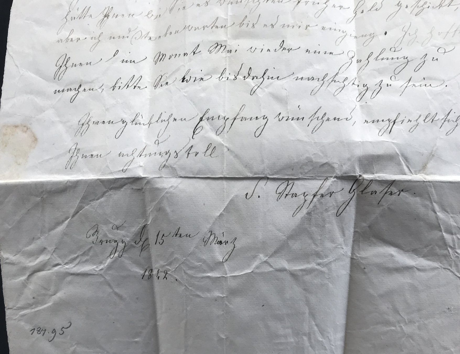 Documenti: ANTIKER BRIEF 1842 – Usato da Ostermundigen venduto da Kari1937 3