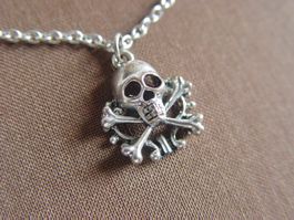 Piraten Halskette "Jolly Roger" (Modeschmuck)