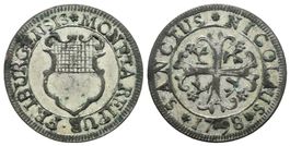 Freiburg Halbbatzen 1798   /2769