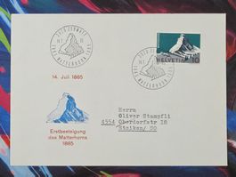 CL28 Enveloppe + Timbre Suisse 1965