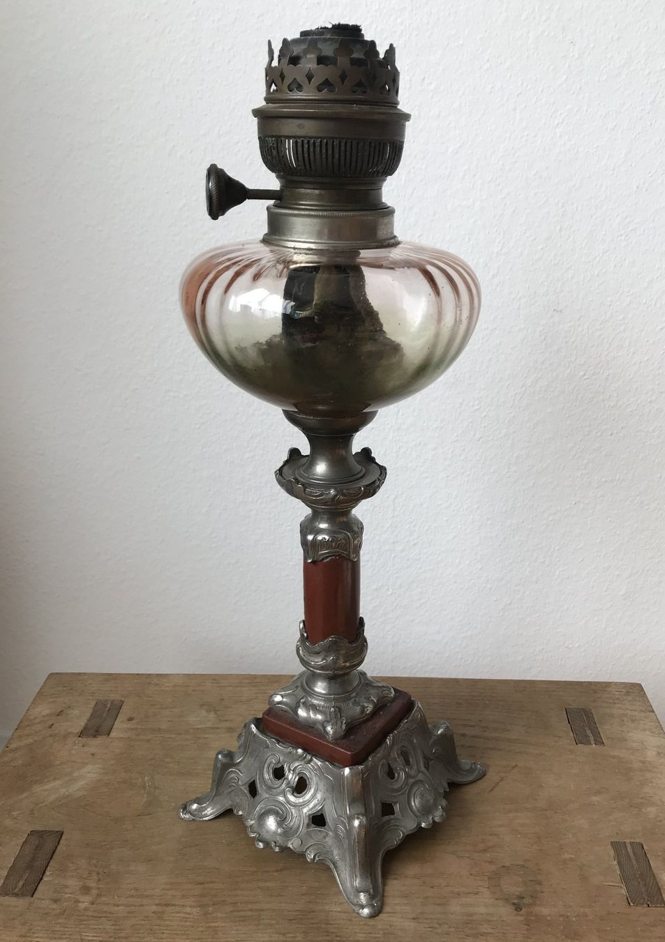 Lampade: ANTIKE ÖLLAMPE um 1890 – Usato da Luzern venduto da Immergern 1