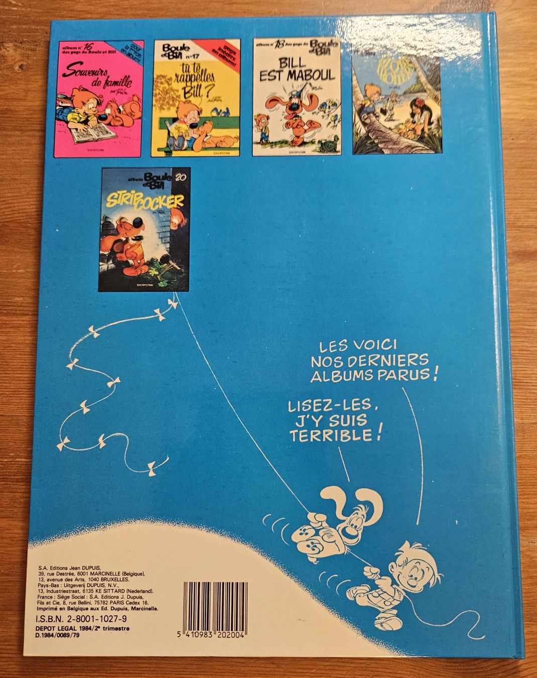 Fumetti: Boule et Bill N 20 E.O. (T.T.B.E.) Strip-Cocker – Usato da Prévonloup venduto da bitume1975 2