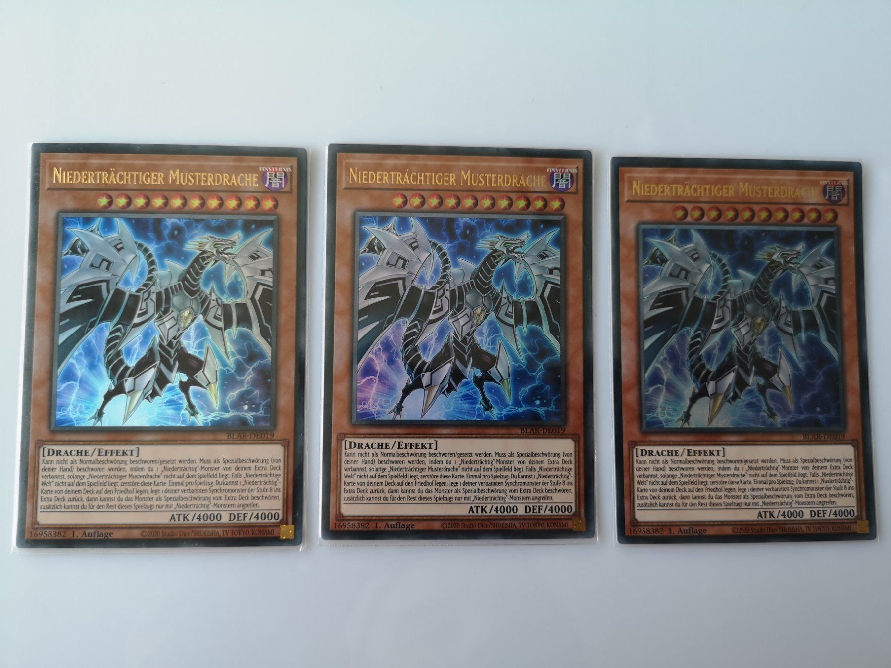 Yugioh Carte collezionabili: Niederträchtiger Musterdrache 1.Auflage – Nuovo (secondo la descrizione) da Boswil venduto da ShoppingCenterCity 6