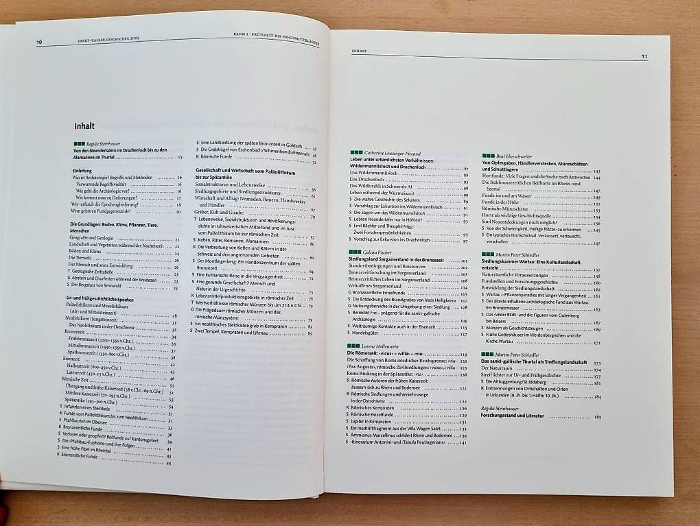 Libri: 9 Bände St Galler Geschichte, Frühzeit bis 2000 – Usato da Wil SG venduto da Hol 2