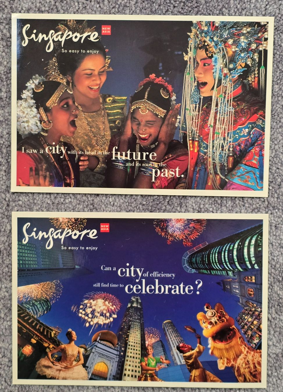 Cartoline postali: Millennium AKs SINGAPUR,  ungelaufen 1999 – Nuovo (secondo la descrizione) da Rheinau venduto da MakalekaAloha