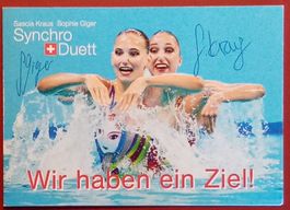Sascia Kraus & Sophie Giger Autogramm signiert Foto 10x15cm