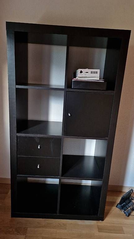 Regale: Kallax IKEA schwarz – Gebraucht aus Amden von nbloech