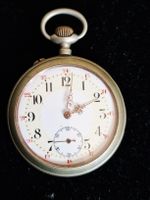 Ancienne Montre de Poche à Gousset - Décor Chevaux - HS