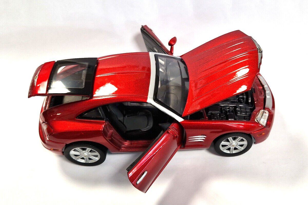 Motormax Modellini d'auto: Motormax - Chrysler Crossfire - rot metallic 2003 - 1:18 – Nuovo (secondo la descrizione) da Lausen venduto da hot-preis 2