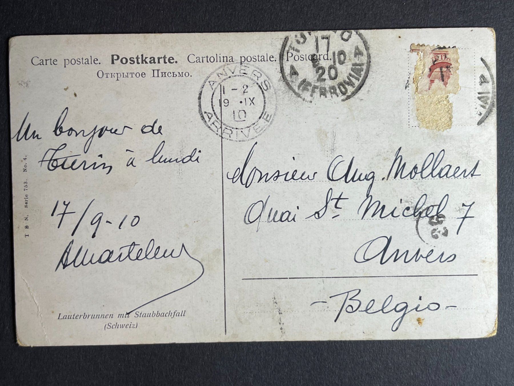 Cartoline postali: Lauterbrunnen – Usato da Steg VS venduto da danwer74 1