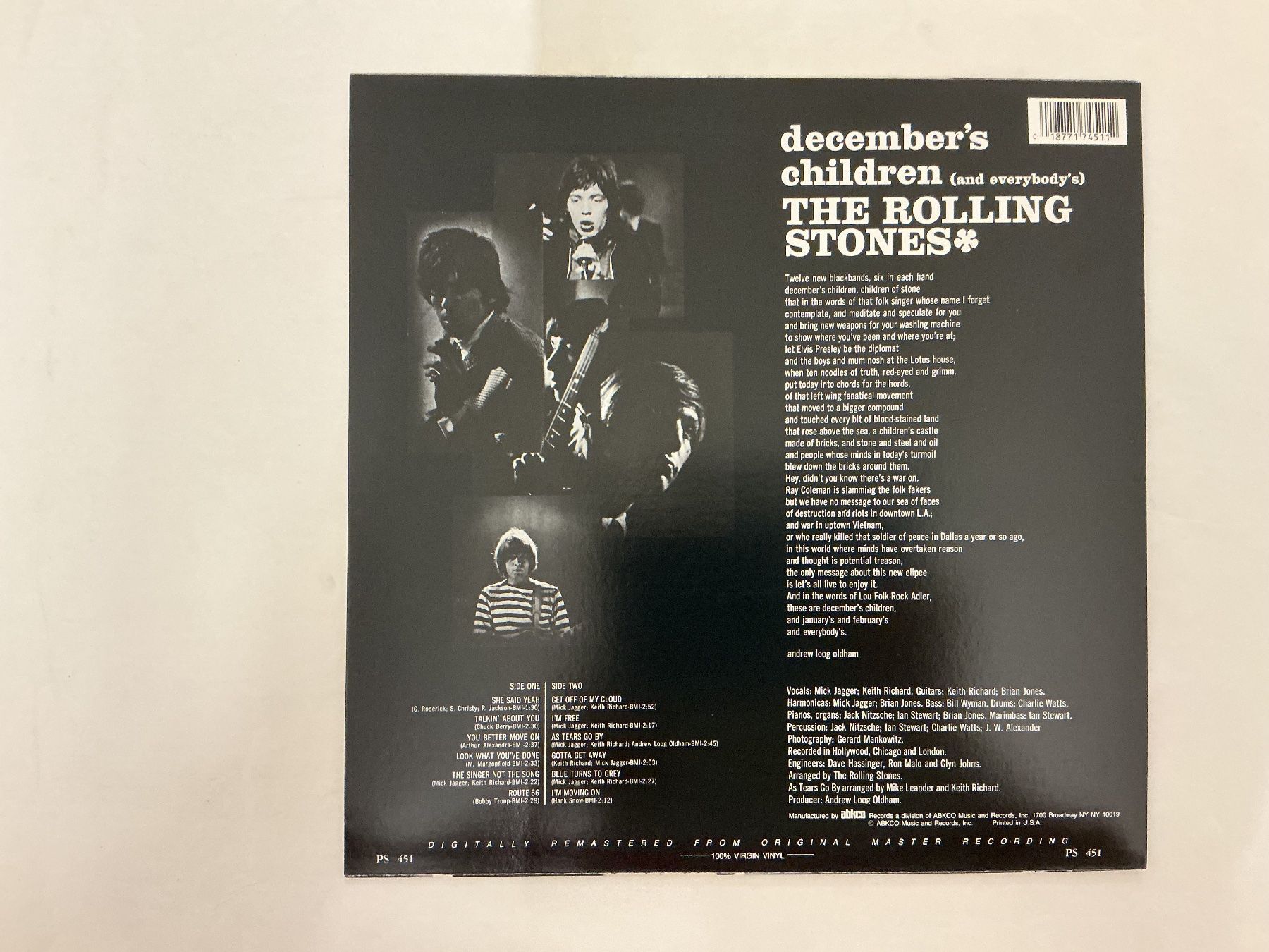 Dischi in vinile: The Rolling Stones LP - December's Children – Usato da Winterthur venduto da Tumko_7_Vinyl 1