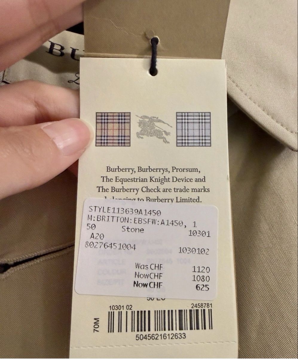 Burberry Cappotti: Trenchcoat BURBERRY – Nuovo e nell'imballaggio originale da Dietikon venduto da tsela77 3