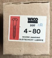 WICO SCHRAUBEN 4-80 NEU