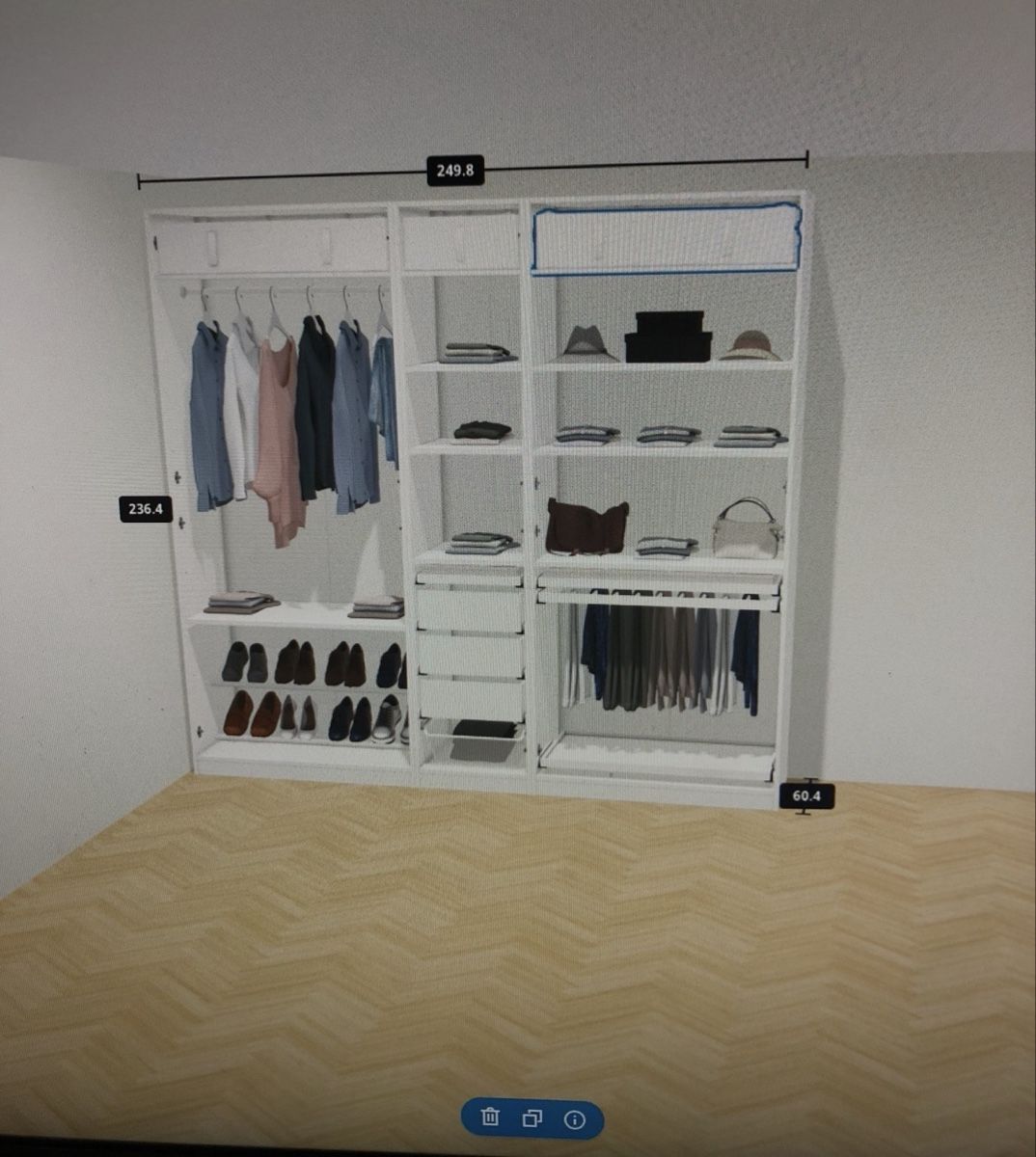Ikea Armadi: Ikea Custom Schrank weiss – Nuovo (secondo la descrizione) da Kilchberg ZH venduto da medelkunst 3