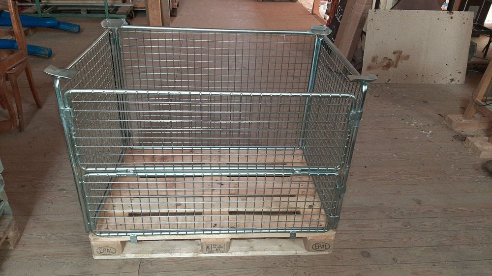 Palettengitter, Gitterbox, Gitterrahmen (Gebraucht) in Ricken SG für ...