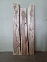 Nussbaum Massivholz Klotzbretter Natur Edelholz 3 Stk