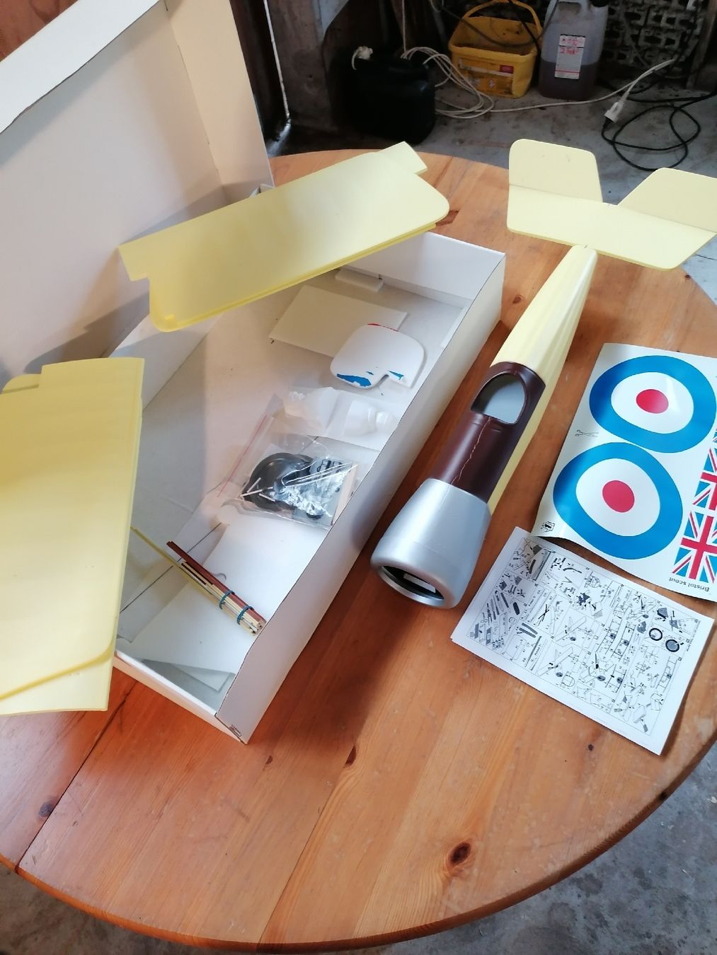 Modellismo RC: Rc. Bristol Scout Dopeldecker – Usato da Niederbipp venduto da Clark.Y 2