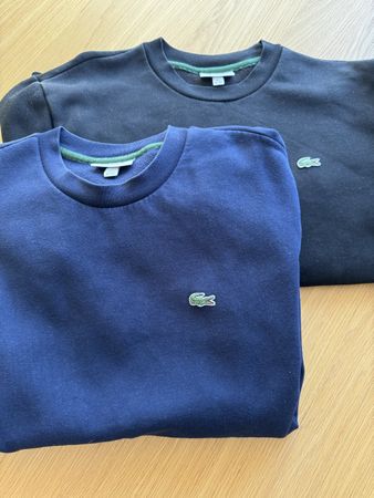 2 Lacoste Pullover blau schwarz Grösse guter Zustand