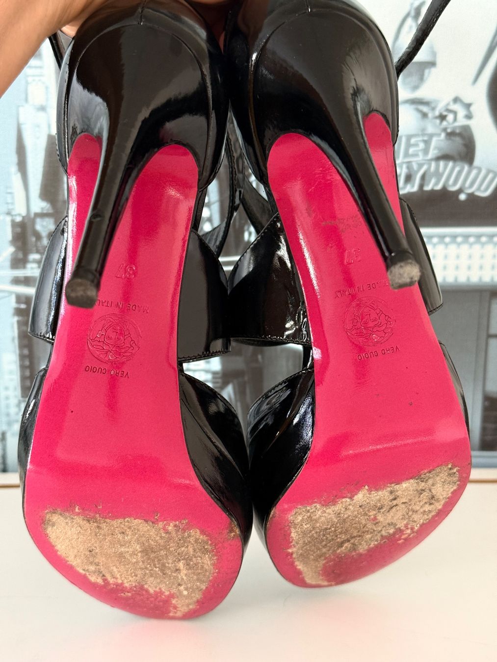 Versace Scarpe da donna: Versace Lack-Sandaletten Grösse 37 – Usato da Kilchberg ZH venduto da KellerCI 4