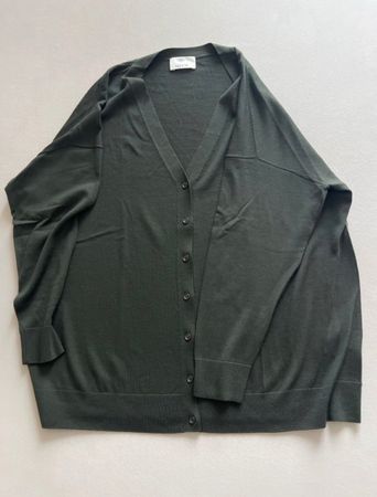 Strickjacke von Allude, waldgrün, Wolle, Gr. L, Top-Zustand