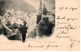 Gruss vom Gletscher - Grindelwald 1900