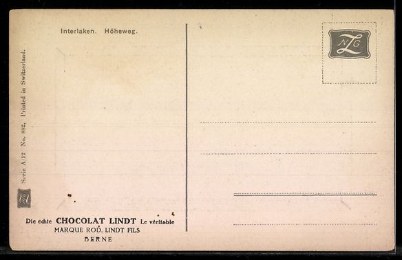 Cartoline postali: AK Interlaken, Höheweg – Usato da Berlin venduto da bartko-reher 1