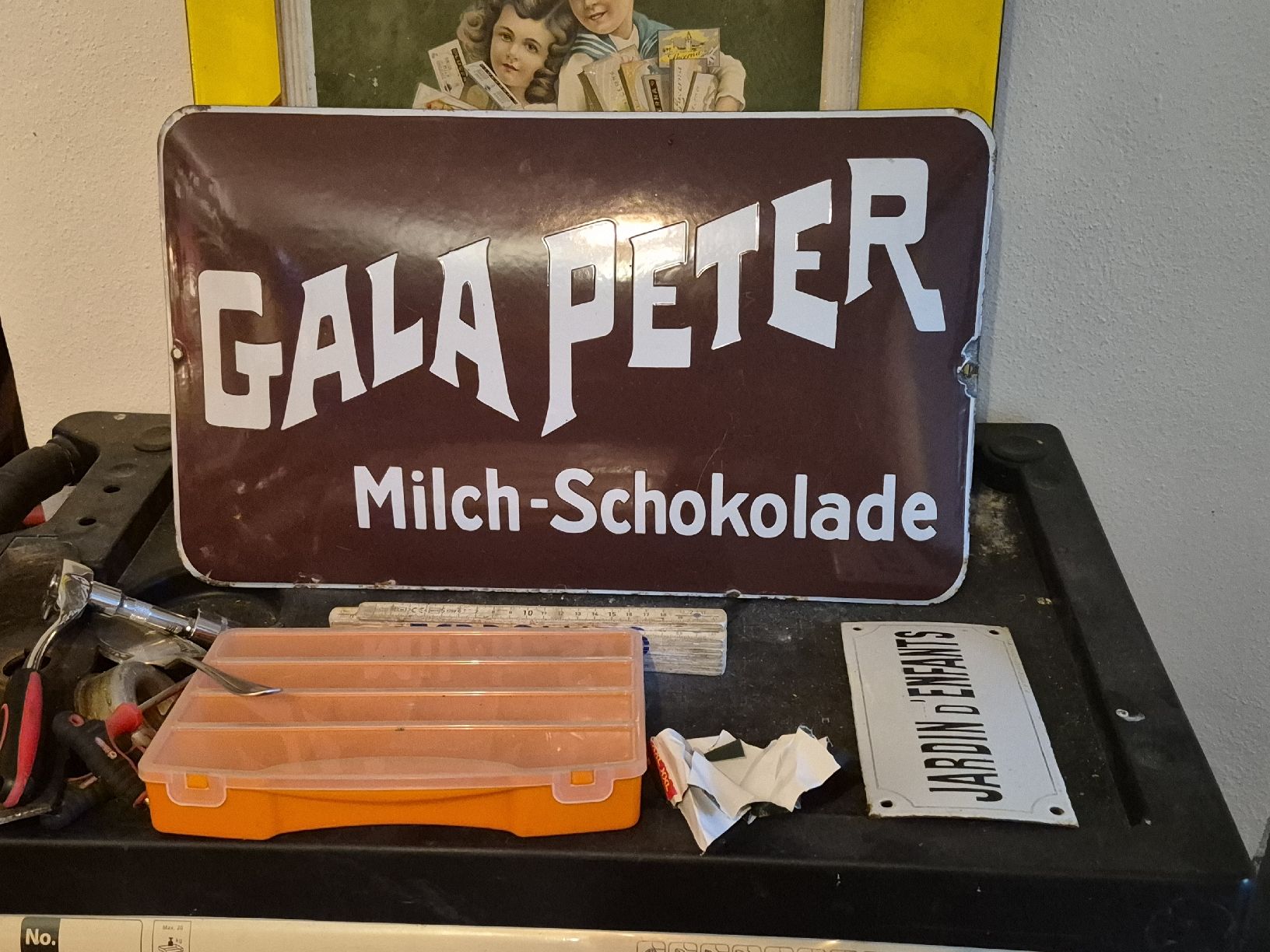 Insegne: gala peter Emailschild! – Usato da Cevio venduto da BiadiciN