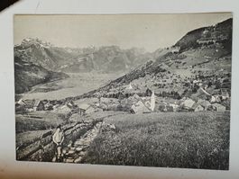 Alte Mono Karte / Amden SG mit Rautispitz Ausgabe 1903