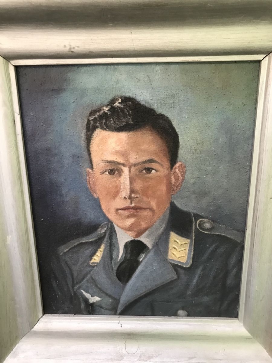 Dipinti: Hauptgefreiter Luftwaffe ca 1940 – Usato da Wolfhalden venduto da SecondAntique 1
