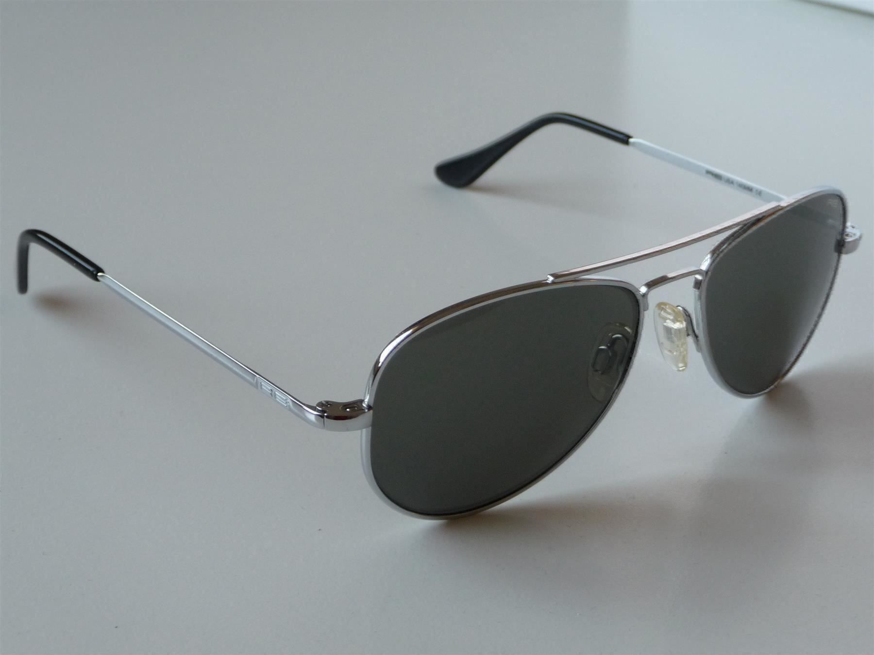 Brillen & Gläser: Randolph Concorde Chrome 52mm gray Skull Temples NEU – Neu und originalverpackt aus Winterthur von