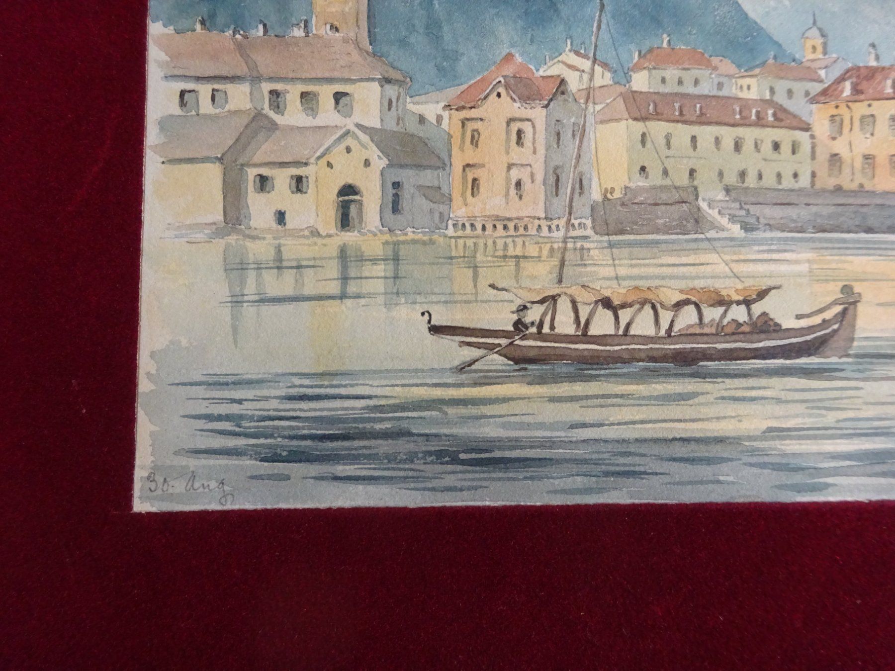 Dipinti: Menaggio, Comersee um 1885 – Usato da Esslingen venduto da eintagammeer 2