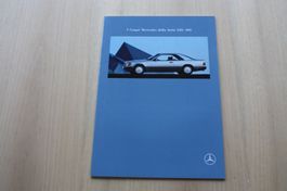 Mercedes E Klasse Coupe Prospekt W124 1990 Italienisch