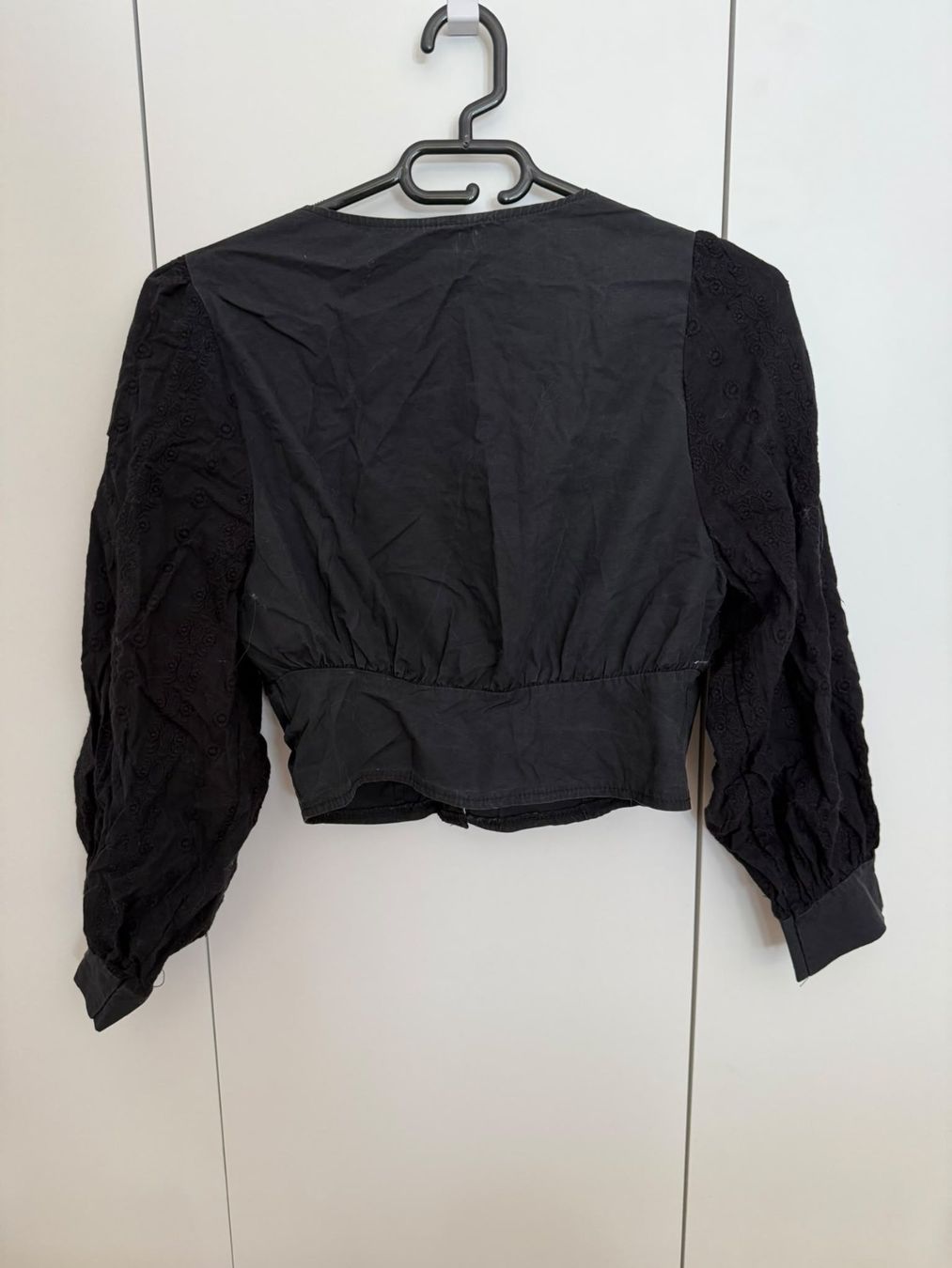 Camicette: Damen Bluse schwarz mit Knopfleiste – Nuovo (secondo la descrizione) da Fällanden venduto da ala_k7vk 1