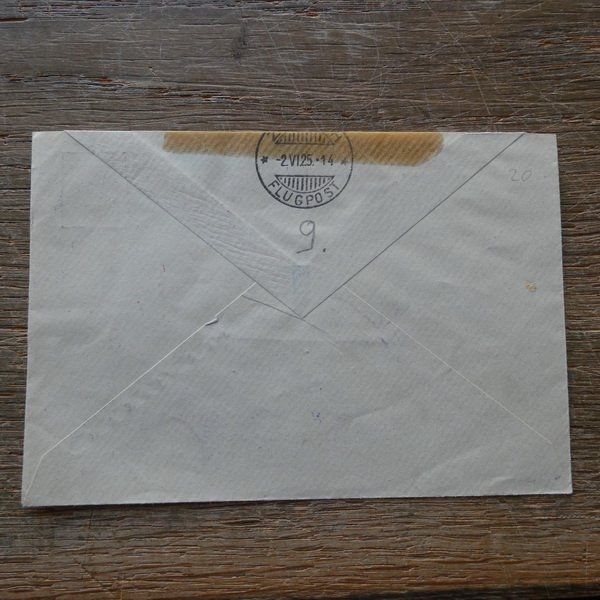 Alle Briefmarken: 1925 / toller R-Flugpost - Beleg GENÈVE – Gebraucht aus Egliswil von Trens01 7