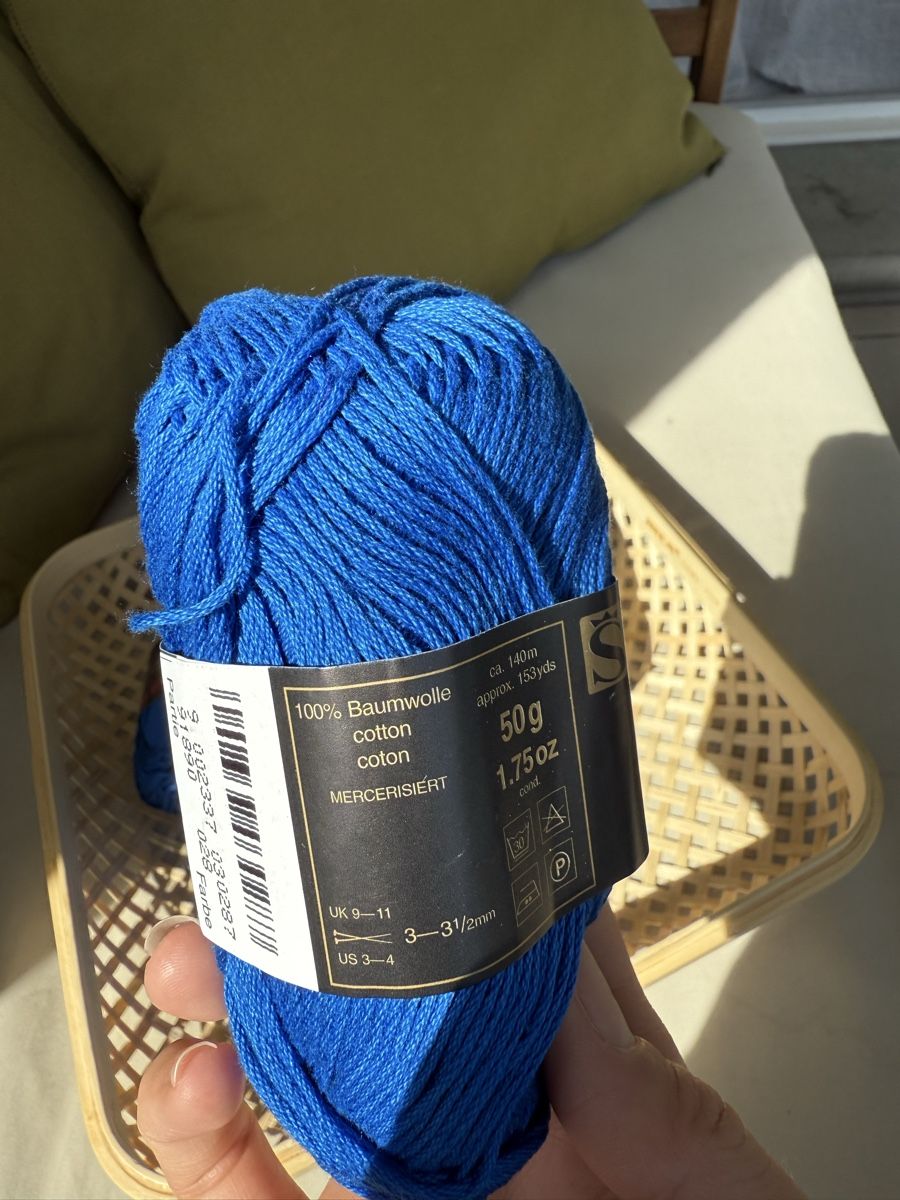 Lana: 100% Baumwolle blau 250g – Nuovo (secondo la descrizione) da Mörschwil venduto da Seegurke18 1