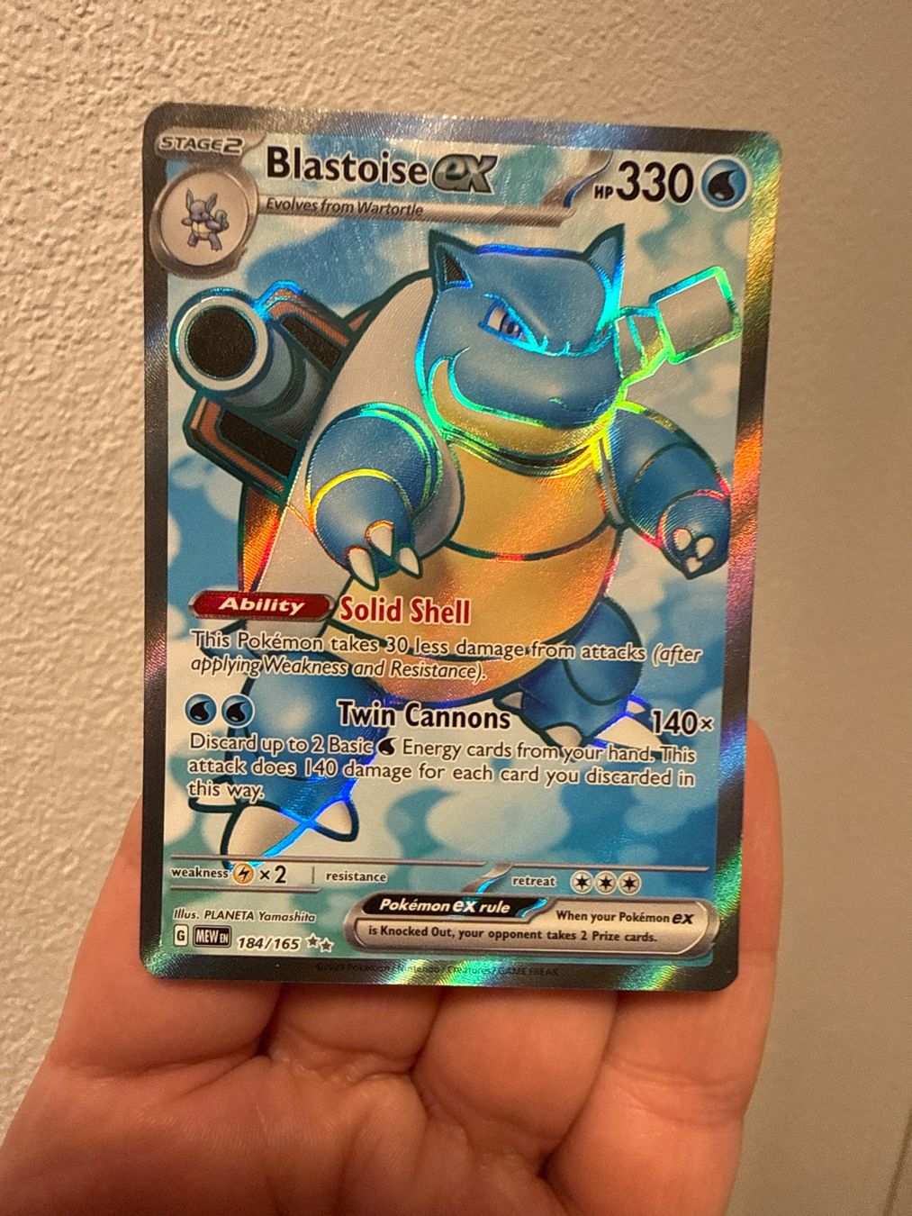 Cartoline: Pokemon Blastoise EX – Usato da Frauenfeld venduto da Poke_Toniii